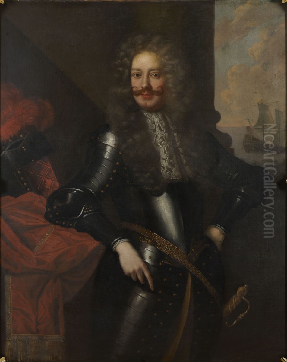 Sir James Brydges (1642-1714), 8th Baron Chandos, Turkey Company Ambassador to Constantinople Oil Painting by Government Art Collection