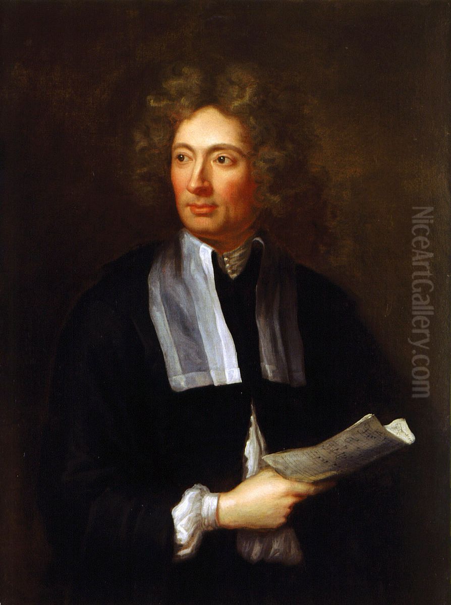 Arcangelo Corelli (1653-1713), Composer Oil Painting by Hugh Howard