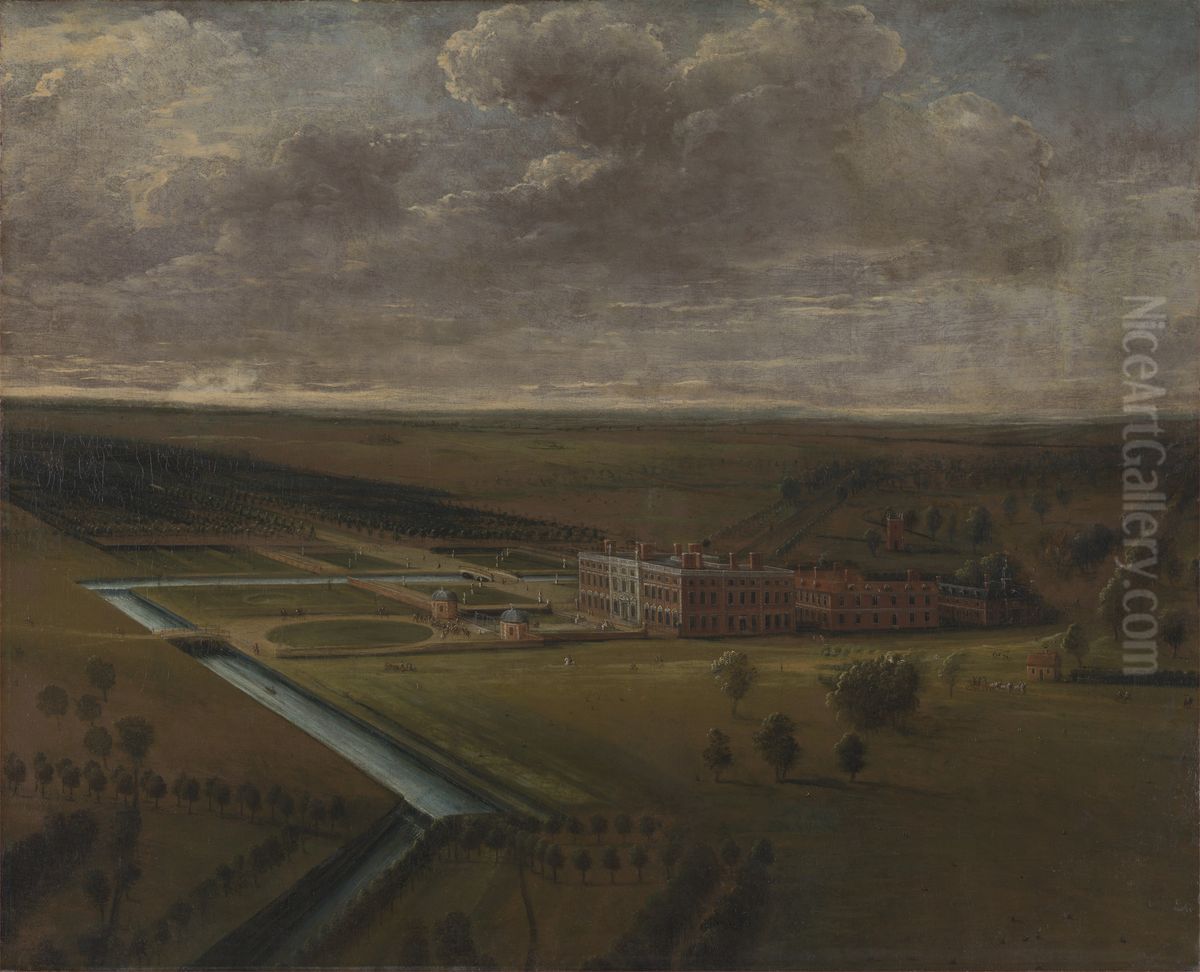 Thoresby Hall, Nottinghamshire Oil Painting by Leonard Knijff