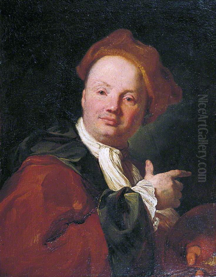 Self-portrait Oil Painting by Antonio Maria Marini