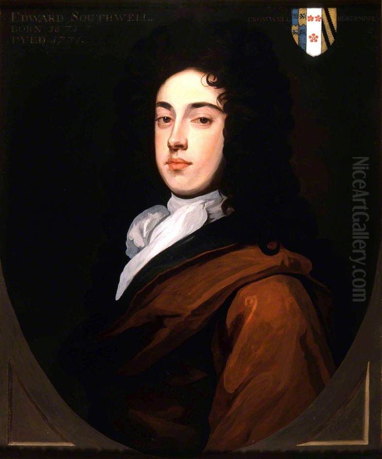Edward Southwell (1671-1730) Oil Painting by Godfrey Kneller