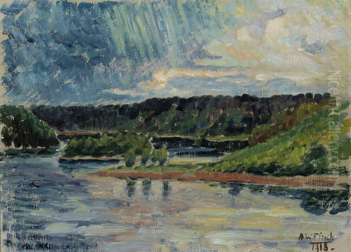 Askvader Oil Painting by Alfred William Finch