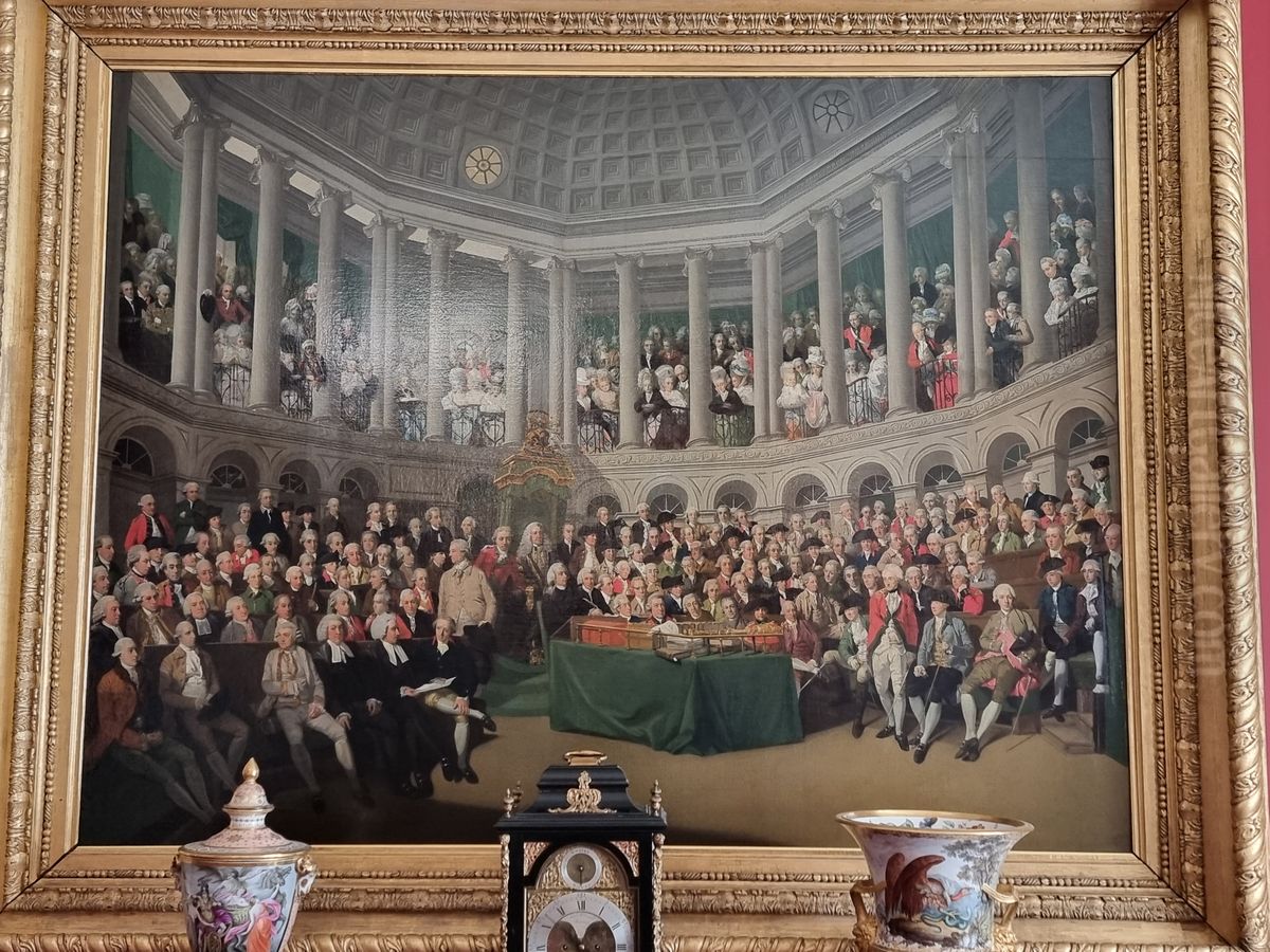The Irish House of Commons Oil Painting by Francis Wheatley