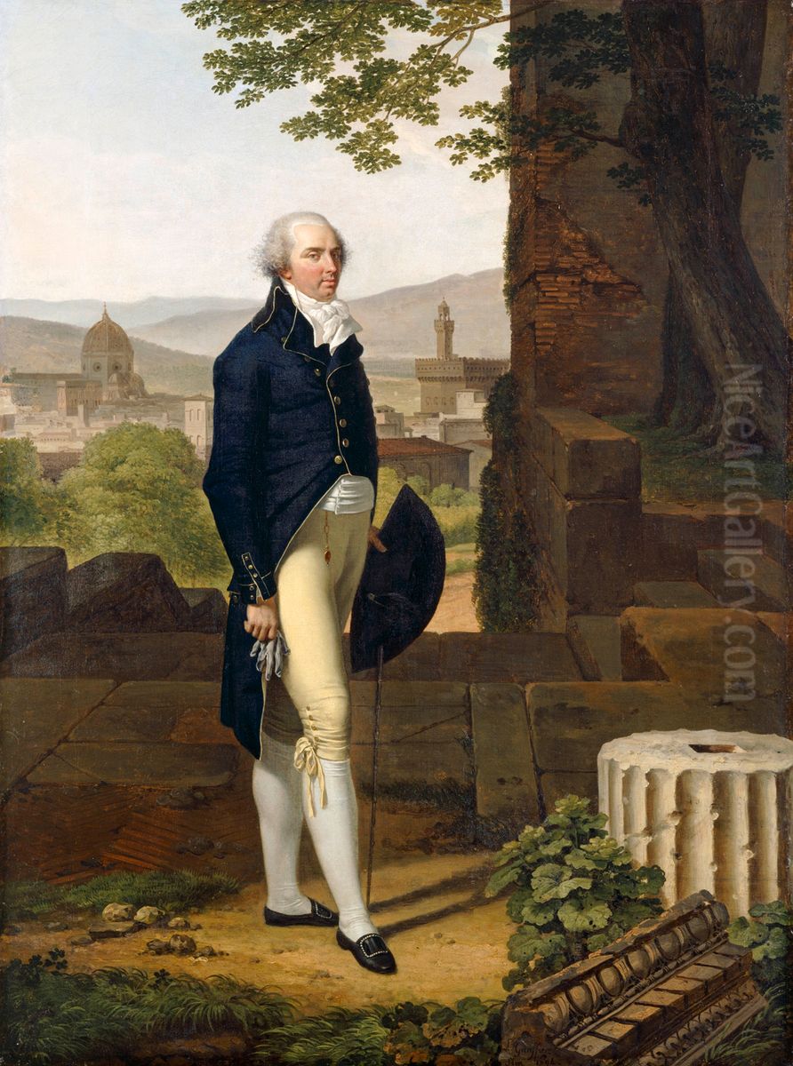 Godfrey Webster (1719-1800), 4th Bt Oil Painting by Louis Gauffier