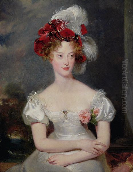 The Duchess of Berry Oil Painting by Thomas Lawrence
