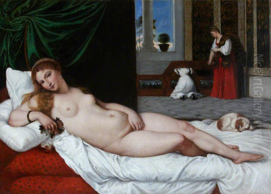 Venus of Urbino Oil Painting by William Etty