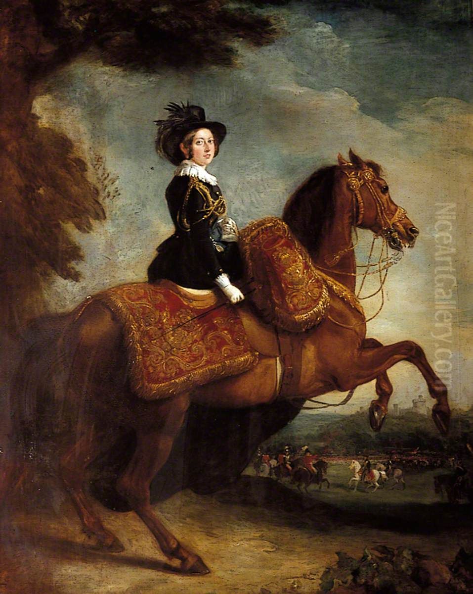 HM Queen Victoria (1819-1901) Oil Painting by Francis Grant