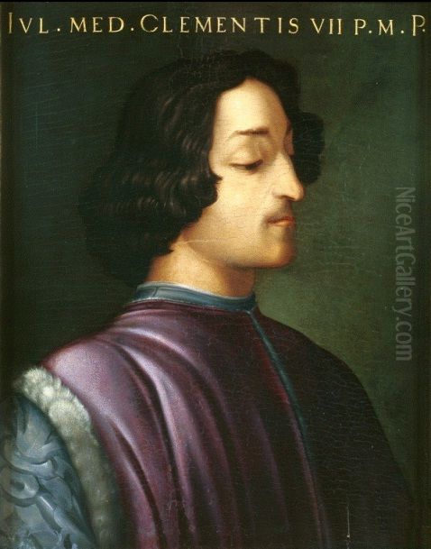 Portrait of Giuliano de' Medici. Oil Painting by Sandro Botticelli