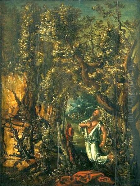 Saint Jerome. Oil Painting by Hans Durer the Younger