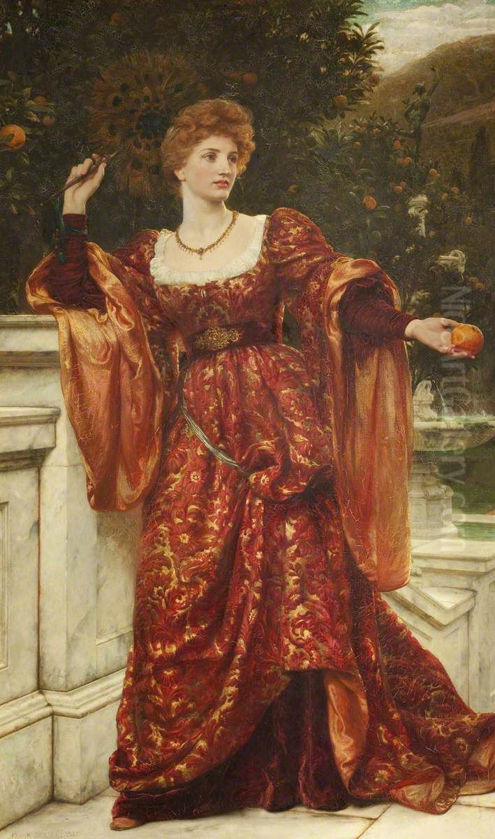 Hesperia Oil Painting by Frank Bernard Dicksee