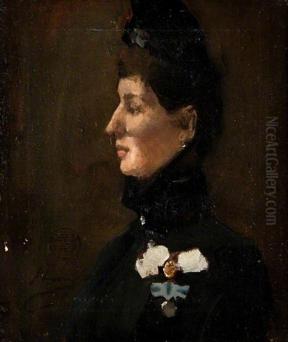 HRH Princess Alix of Hesse (1872-1918) (sketch) Oil Painting by John Lavery