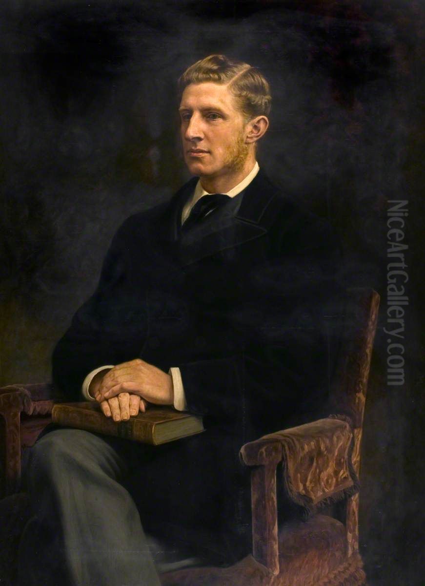 John William Ramsay (1847-1887), 13th Earl of Dalhousie Oil Painting by James Archer