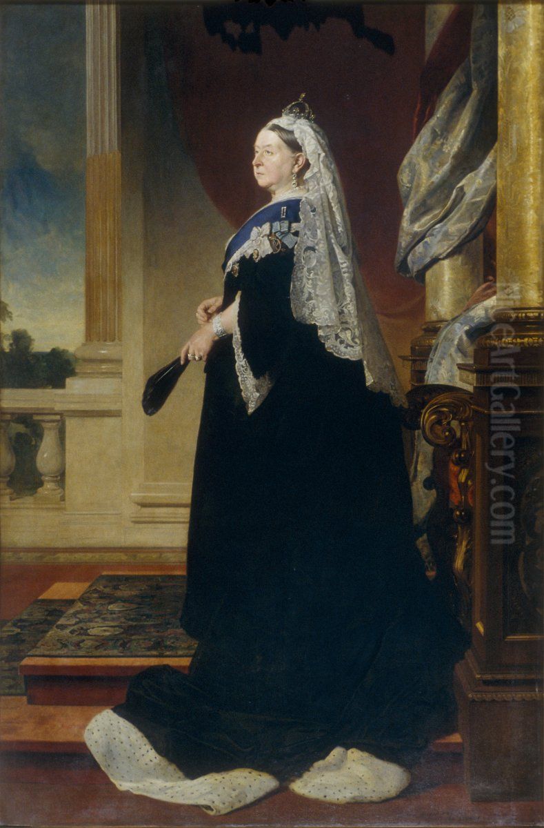 Queen Victoria (1819-1901) Oil Painting by Malcolm Stewart