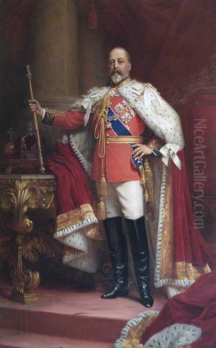 Edward VII (1841-1910) Oil Painting by Luke Fildes