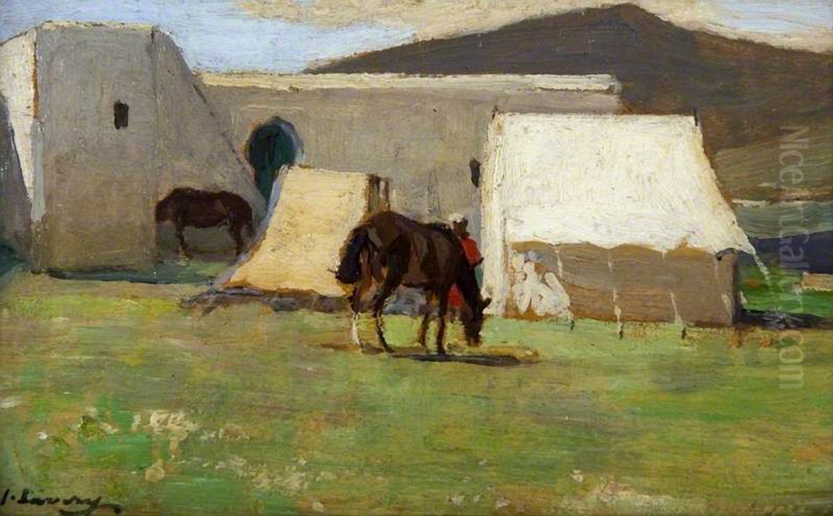 Souvenir of Morocco Oil Painting by John Lavery
