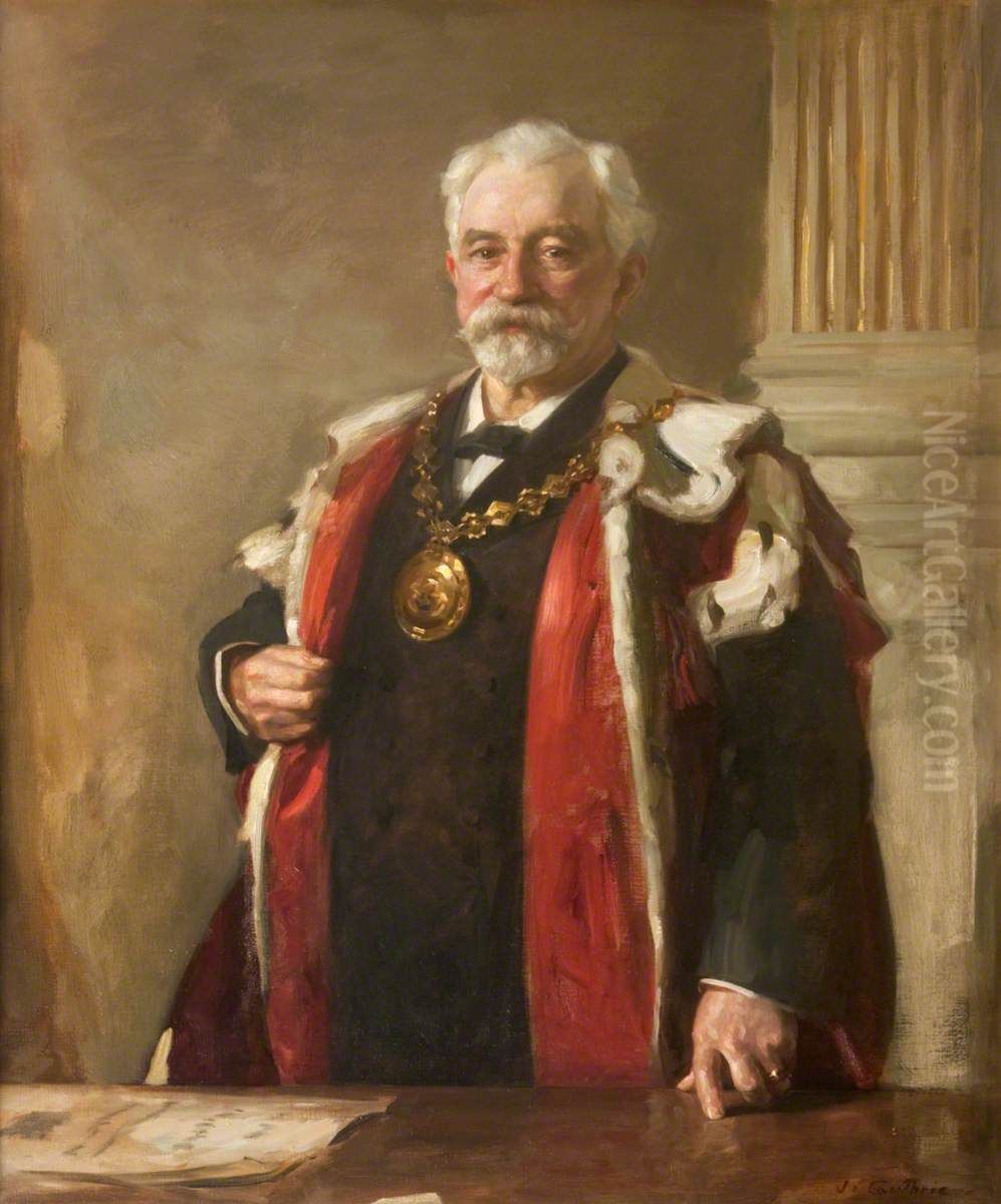 Sir Charles Barrie (1840-1912), Lord Provost of Dundee (1902-1905) Oil Painting by James Guthrie