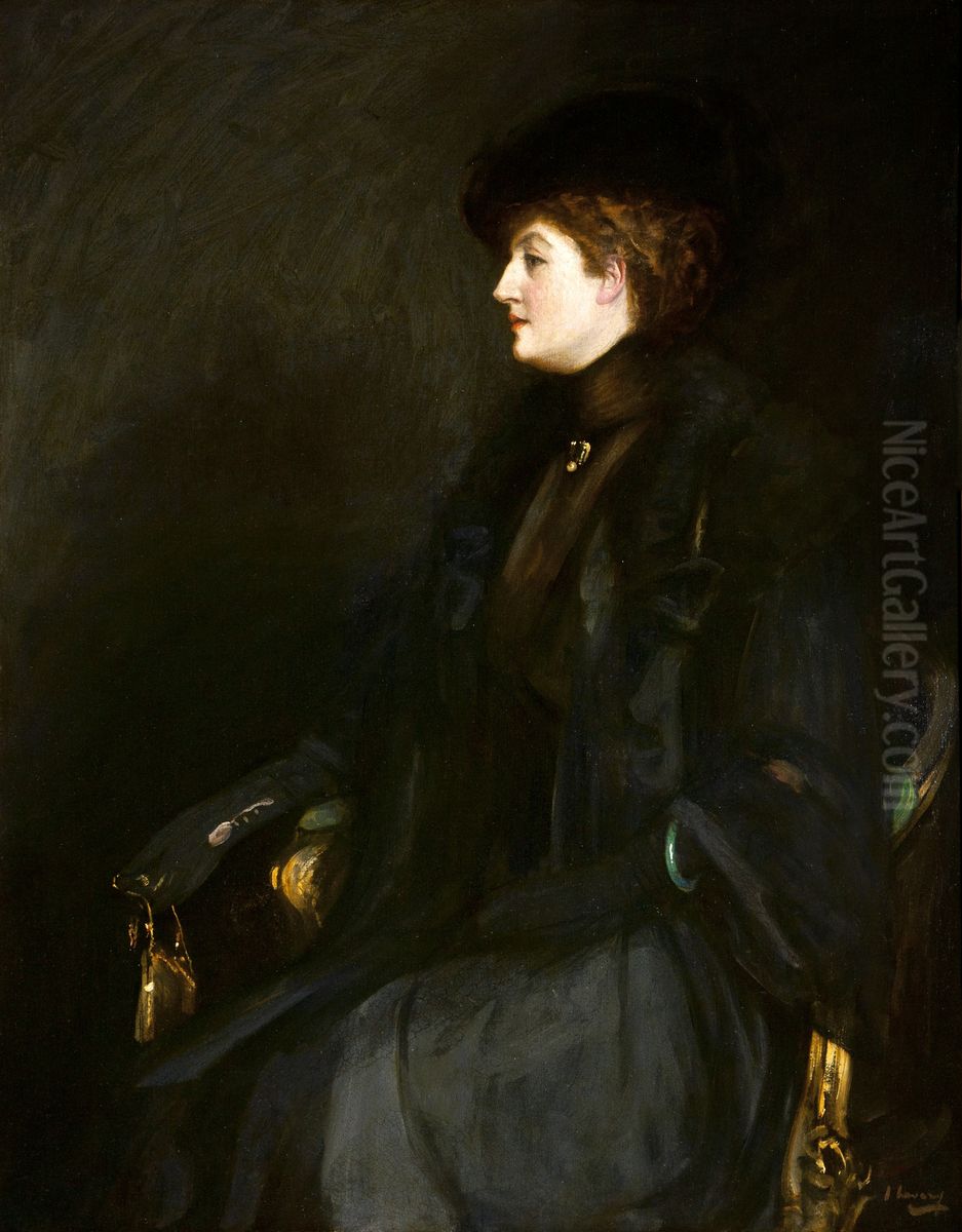 Priscilla (1870-1941), Countess Annesley Oil Painting by John Lavery