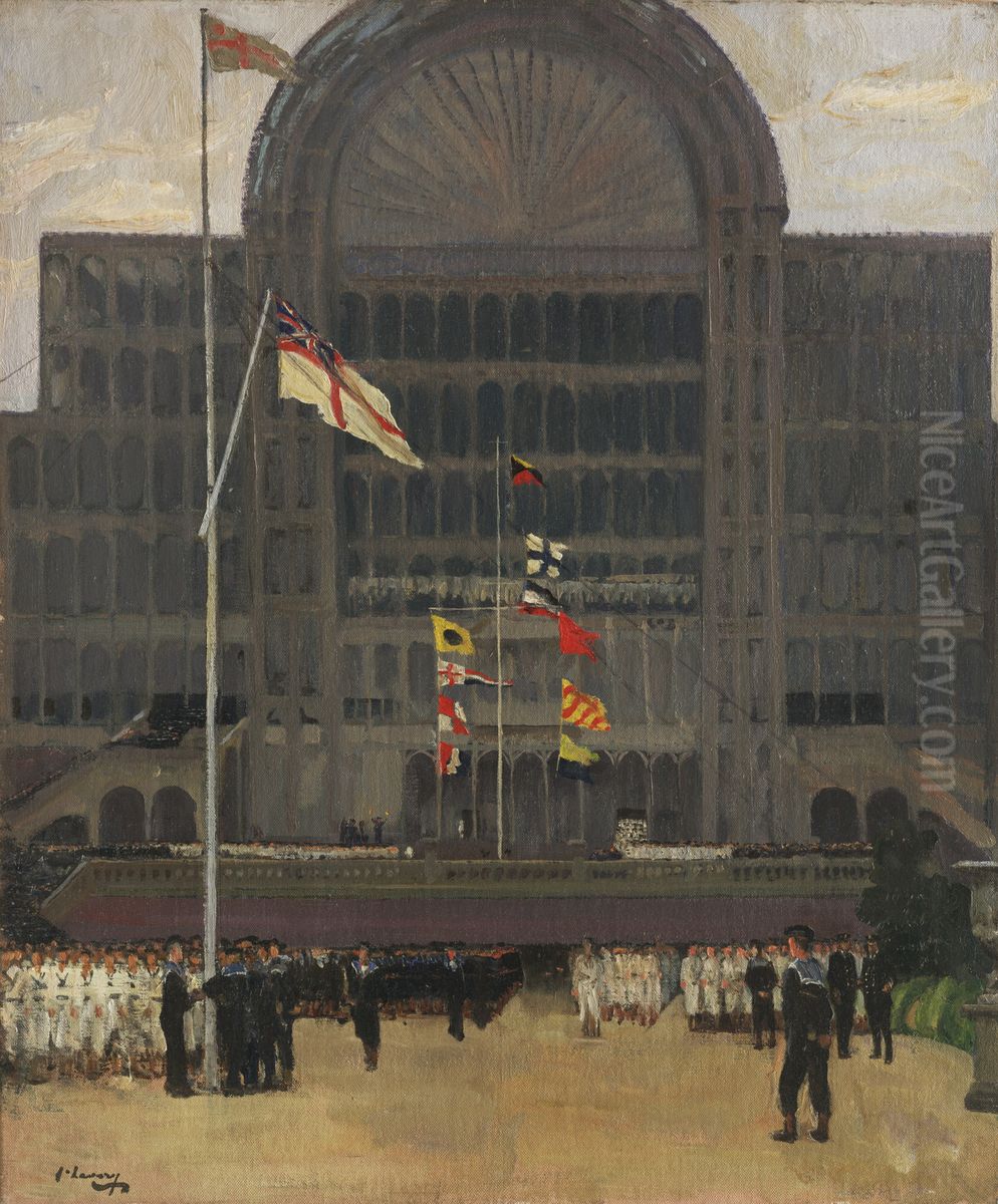 Royal Naval Volunteer Reserve, Crystal Palace Oil Painting by John Lavery