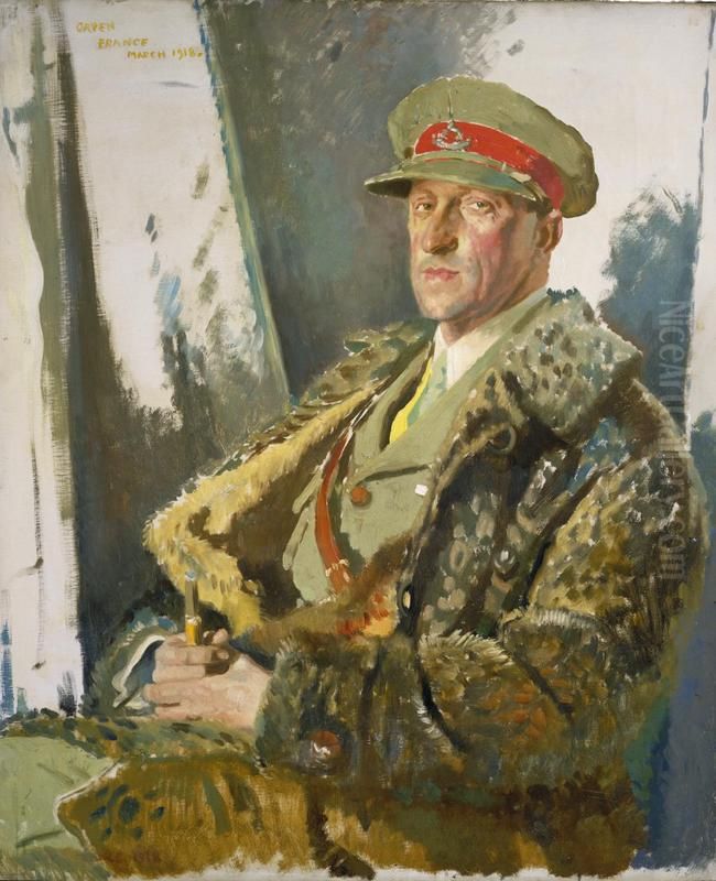 Prince Antoine d'Orleans et Braganza, MC Oil Painting by William Orpen