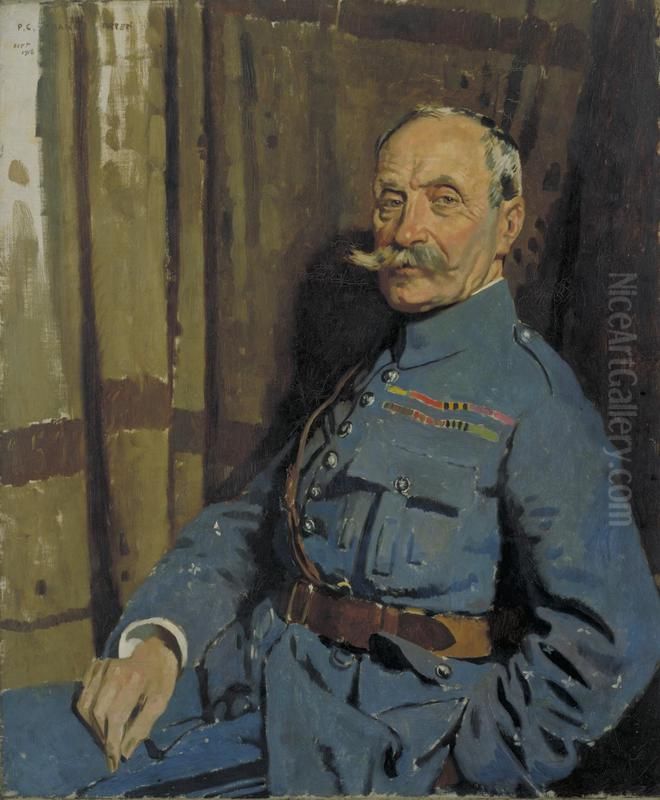 Marshal Foch, OM Oil Painting by William Orpen