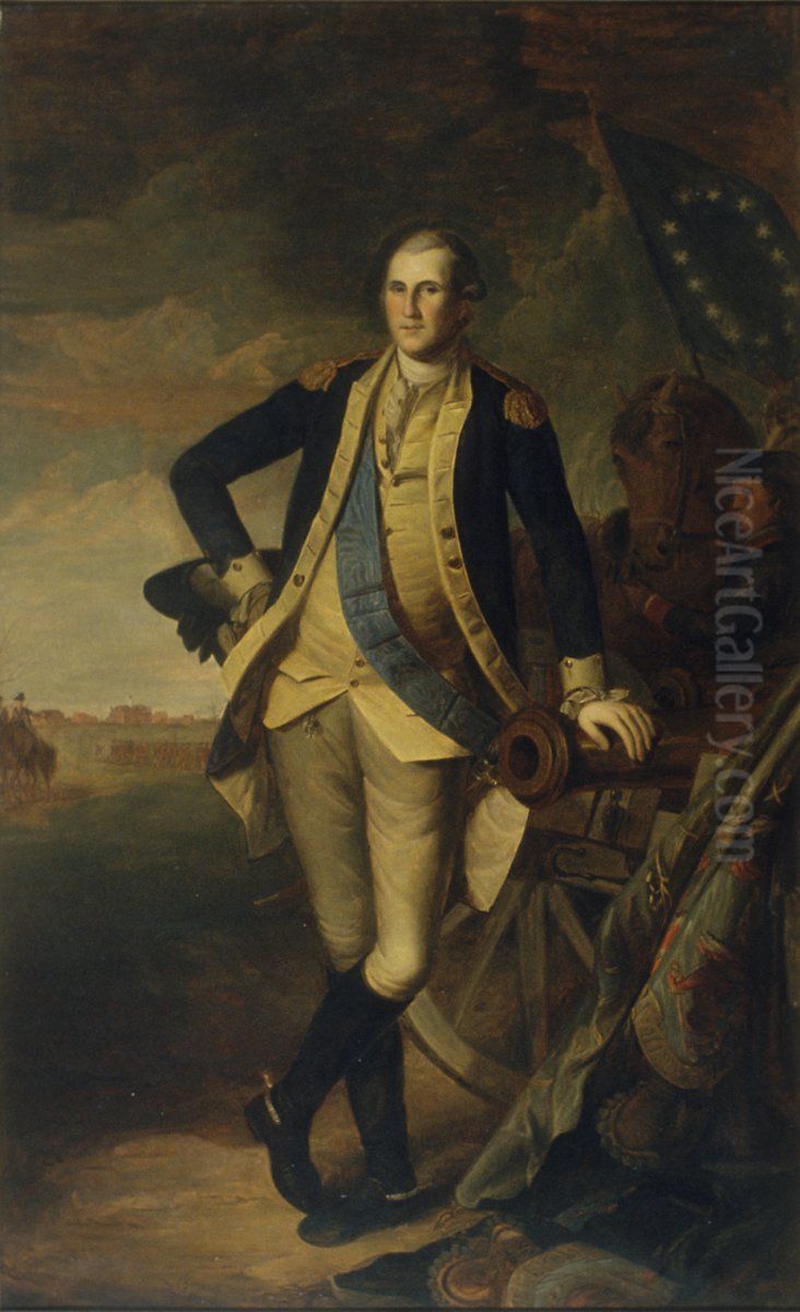 George Washington (1732-1799), General and First President of the USA Oil Painting by William Alan Menzies