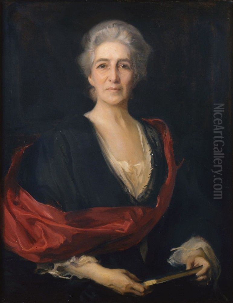 Henrietta Jex-Blake, Principal Oil Painting by Philip de Laszlo