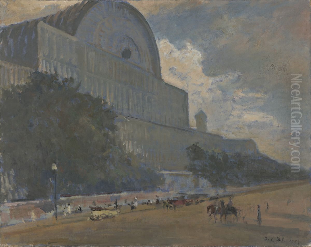 Crystal Palace Oil Painting by Jacques-Emile Blanche