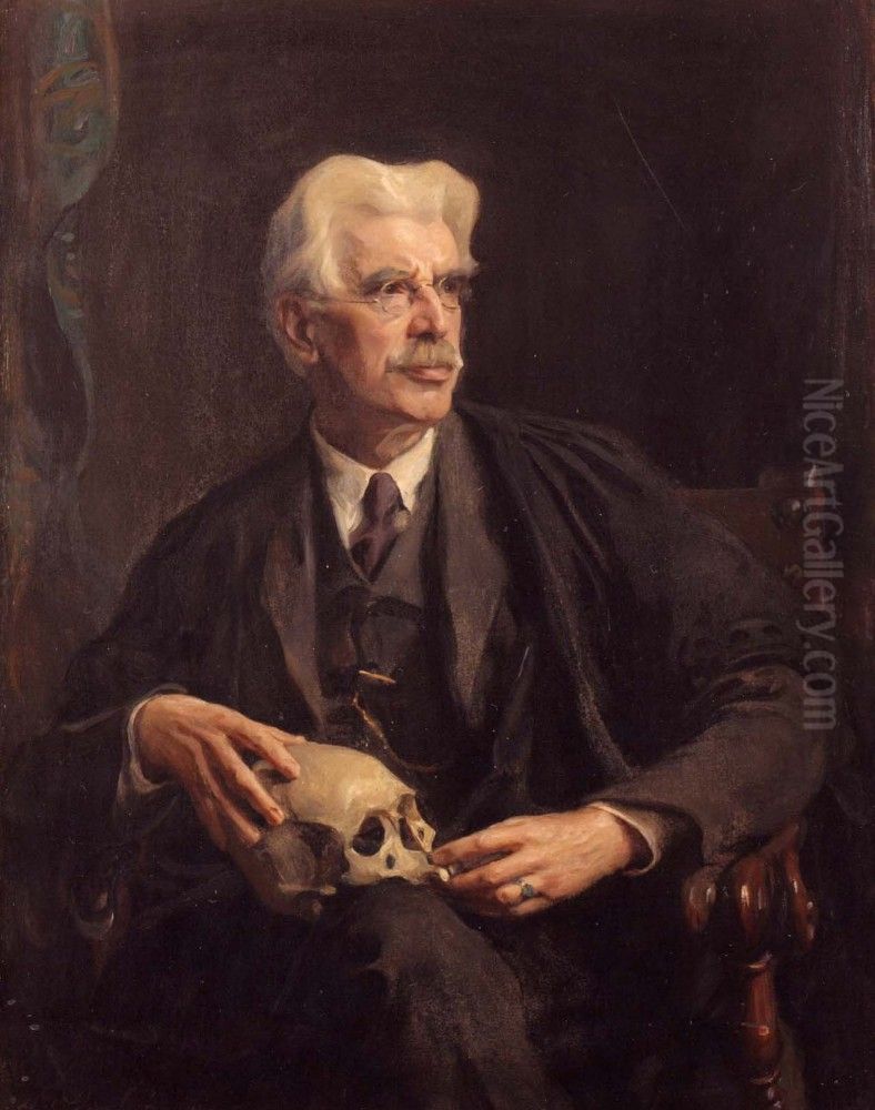 Alfred Haddon Oil Painting by Philip de Laszlo