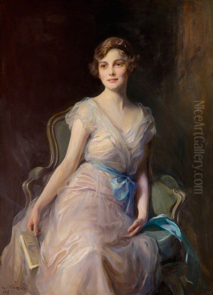 Margaret Leicester Warren (1905-1964) Oil Painting by Philip de Laszlo