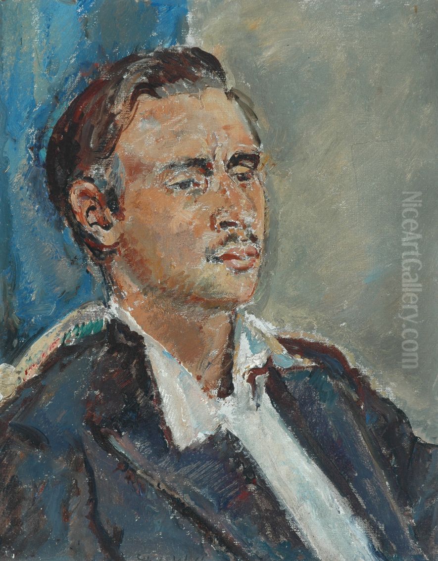Leo Walmsley Oil Painting by Ethel Walker