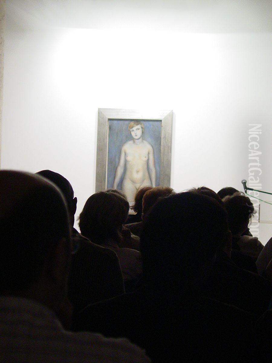 Femme avec raisin Oil Painting by Josep de Togores i Llach