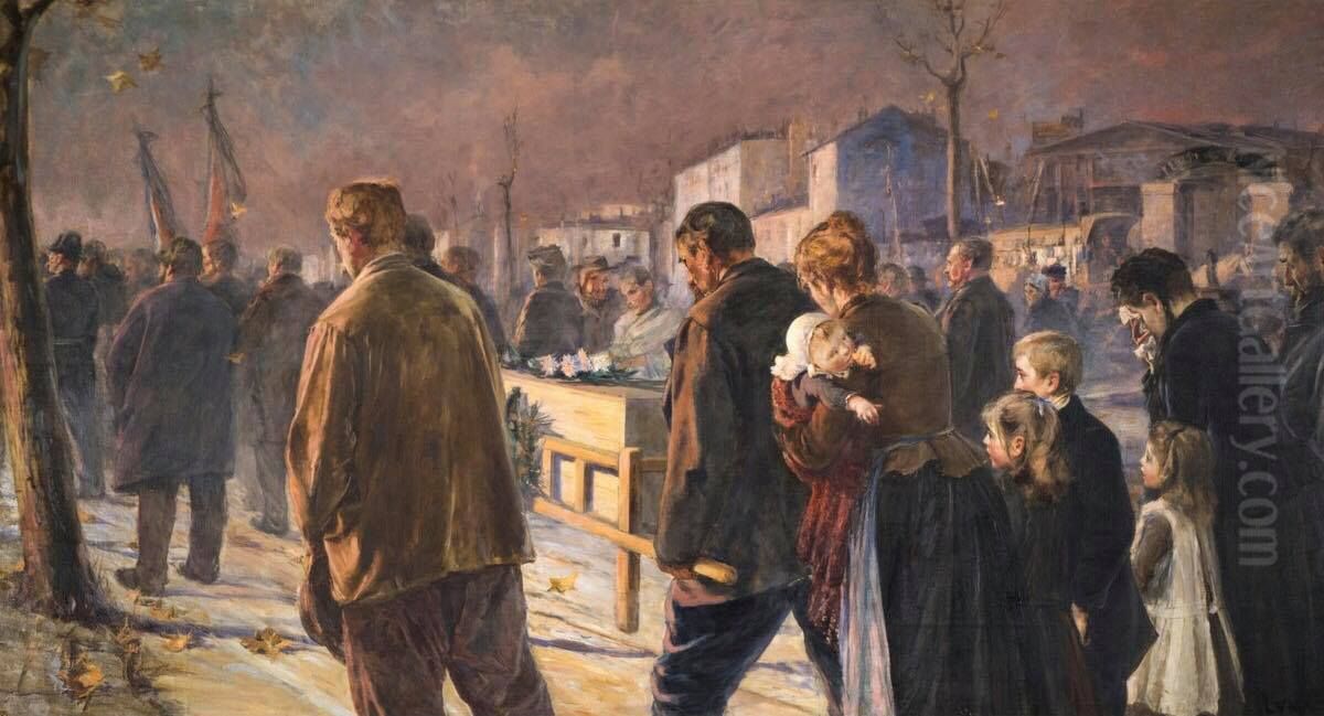 Herois anonims Oil Painting by Juan Luna