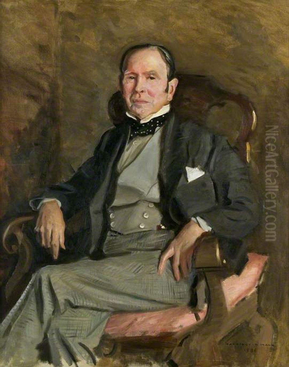 Sir John Lavery (1856-1941), RA, RSA Oil Painting by Harrington Mann