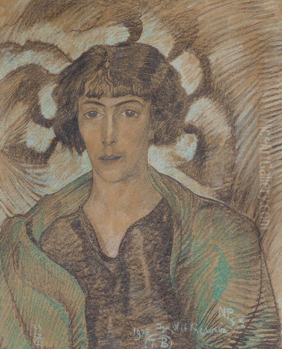 Portret kobiety Oil Painting by Stanislaw Ignacy Witkiewicz (Witkacy)