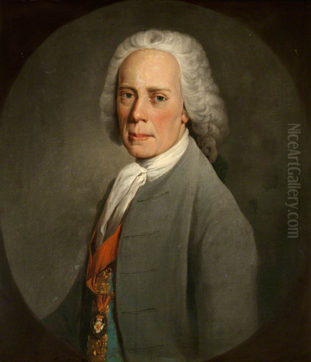 Sir Alexander Dick, Bt. Oil Painting by Allan Ramsay