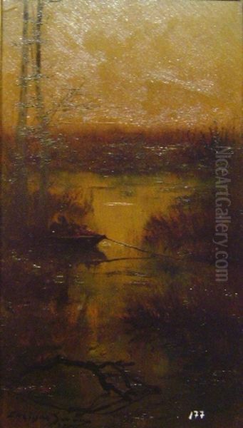 Paisatge roma Oil Painting by Enric Serra Auque