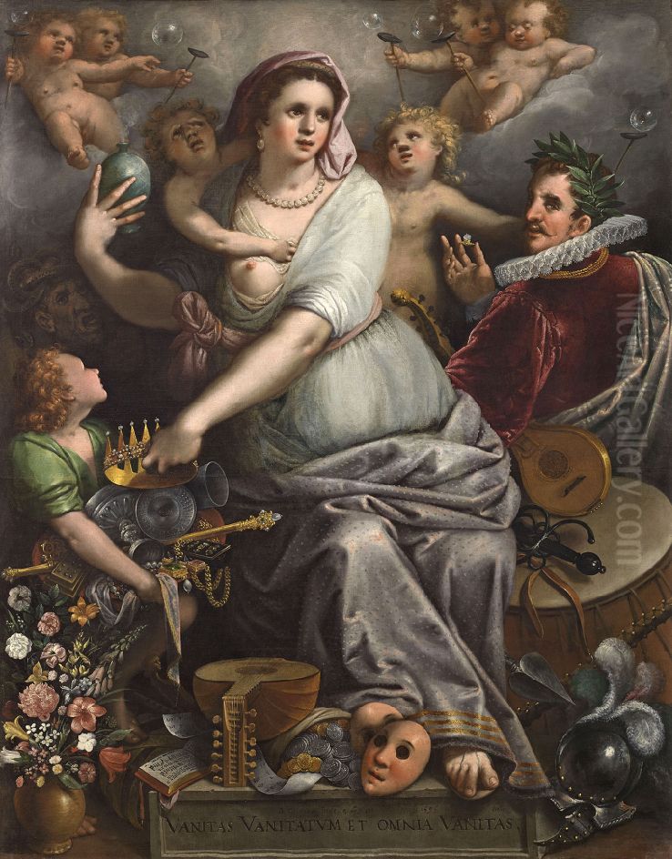 Allegory of Vanity Oil Painting by Gillis Coignet