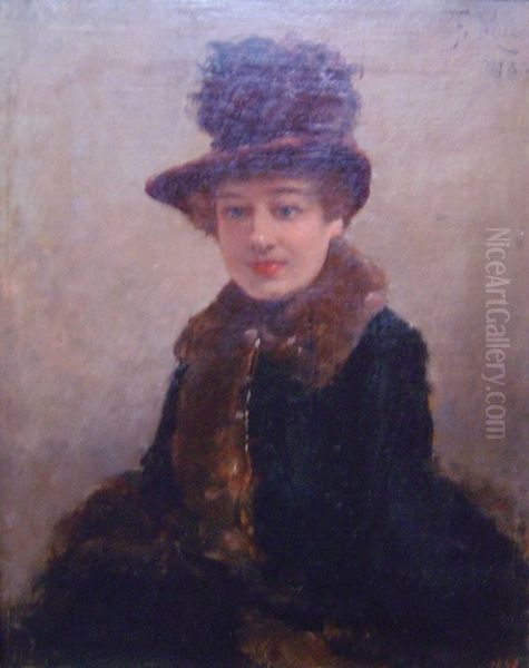 Figura Oil Painting by Francisco Miralles Galup