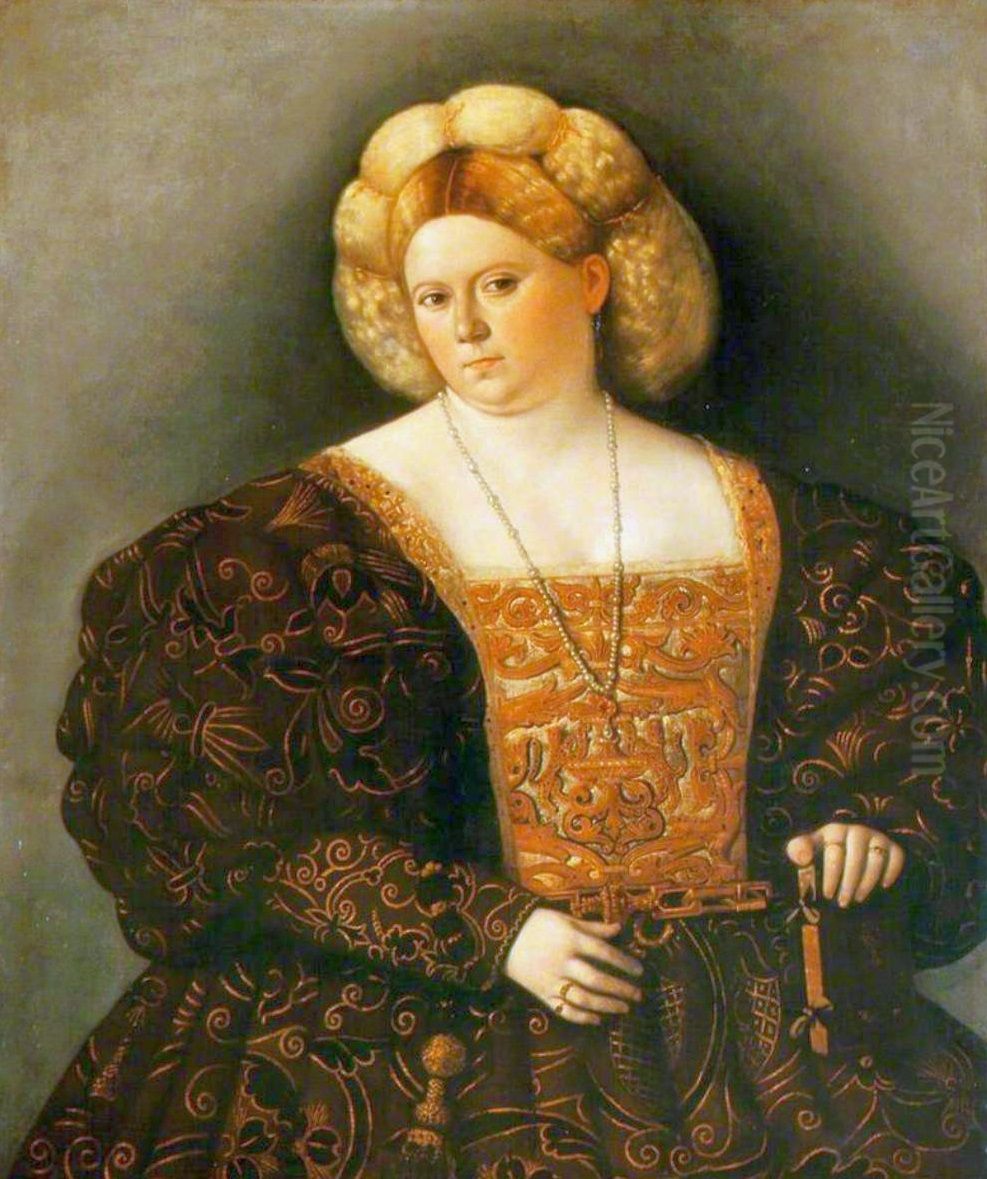 Portrait of a Lady Oil Painting by Bernardino Licinio