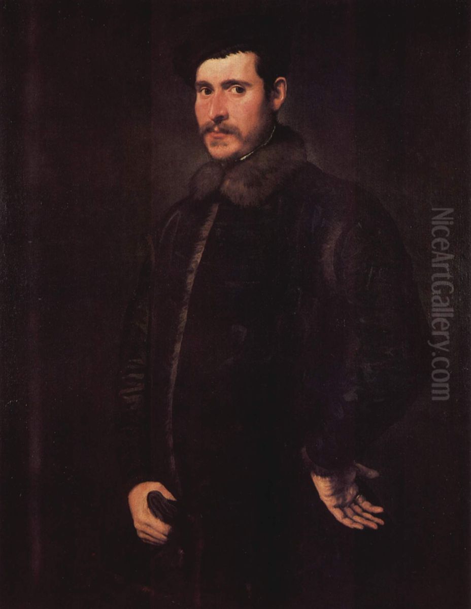Portrait of a Gentleman Oil Painting by Jacopo Tintoretto