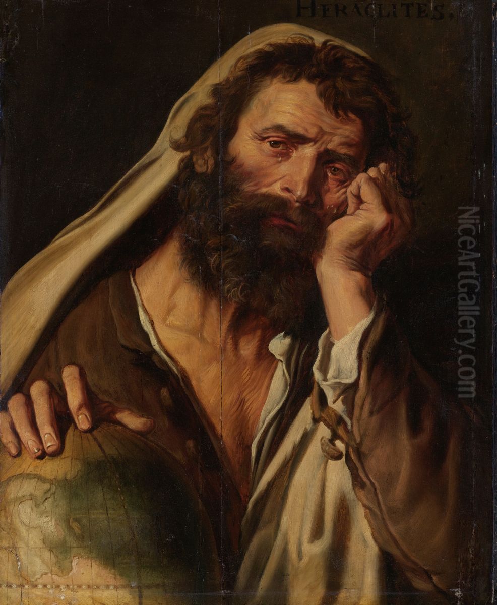 Heraclitus Oil Painting by Abraham Janssens I