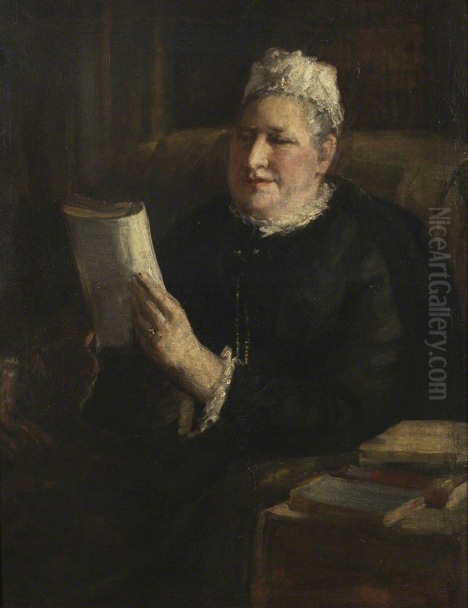 The Honourable Mrs Adams Oil Painting by Ethel Walker