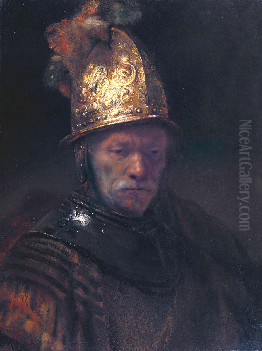 The Man with the Golden Helmet Oil Painting by Rembrandt