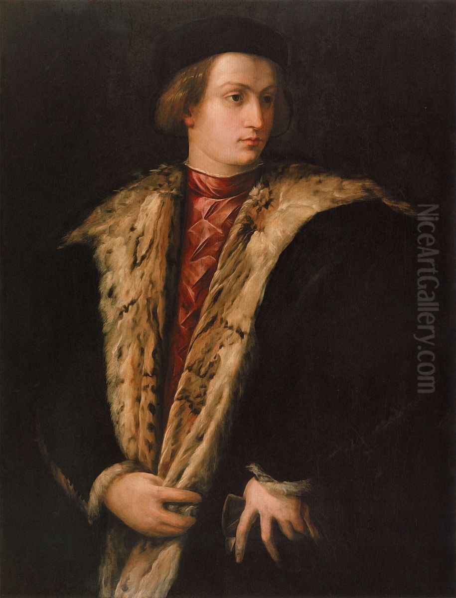 Portrait of Bernadetto de' Medici Oil Painting by Giorgio Vasari
