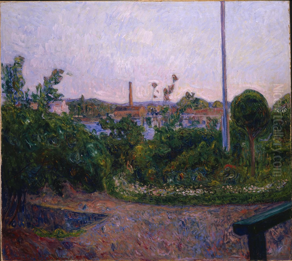 Sommeraften, Porsgrunn Oil Painting by Thorvald Erichsen