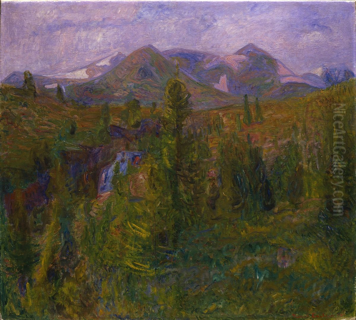 Smiubeljen, Rondane Oil Painting by Thorvald Erichsen