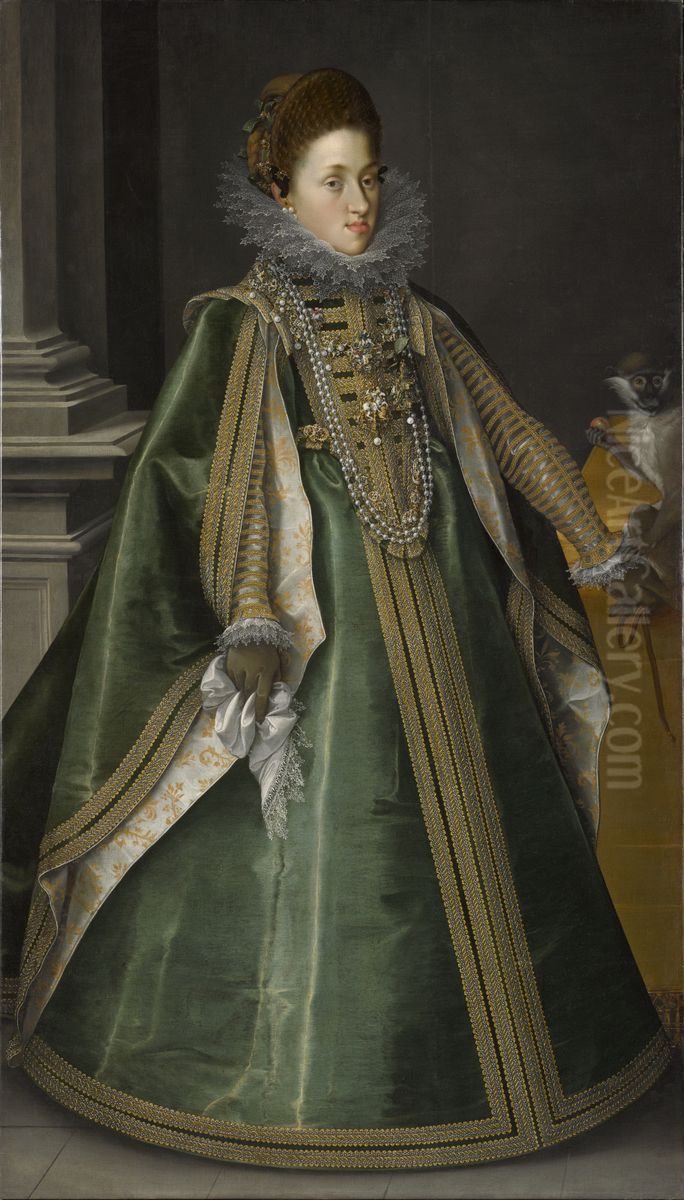 Portrait of Archduchess Constance of Austria Oil Painting by Joseph The Elder Heintz