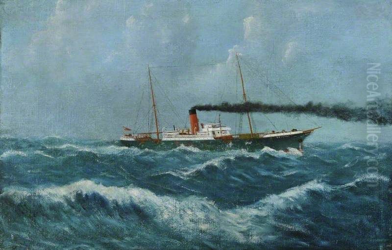 SS 'Lorenzo' (Thomas Wilson Sons & Co. Ltd, Hull) Oil Painting by Harry J. Jansen