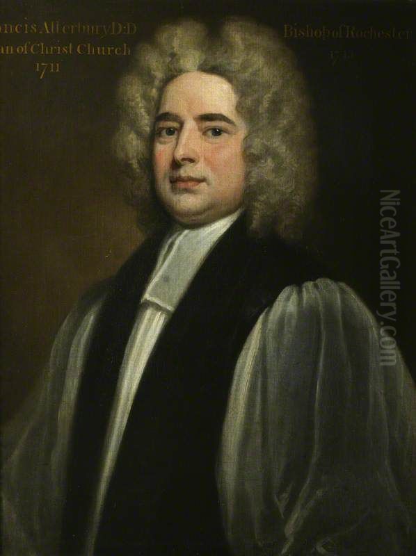 Francis Atterbury (1662-1732) Oil Painting by Godfrey Kneller