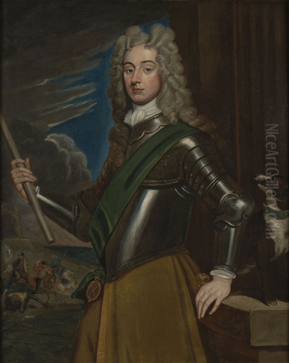 John Dalrymple, 2nd Earl of Stair (1673-1747), General and Diplomat Oil Painting by Godfrey Kneller